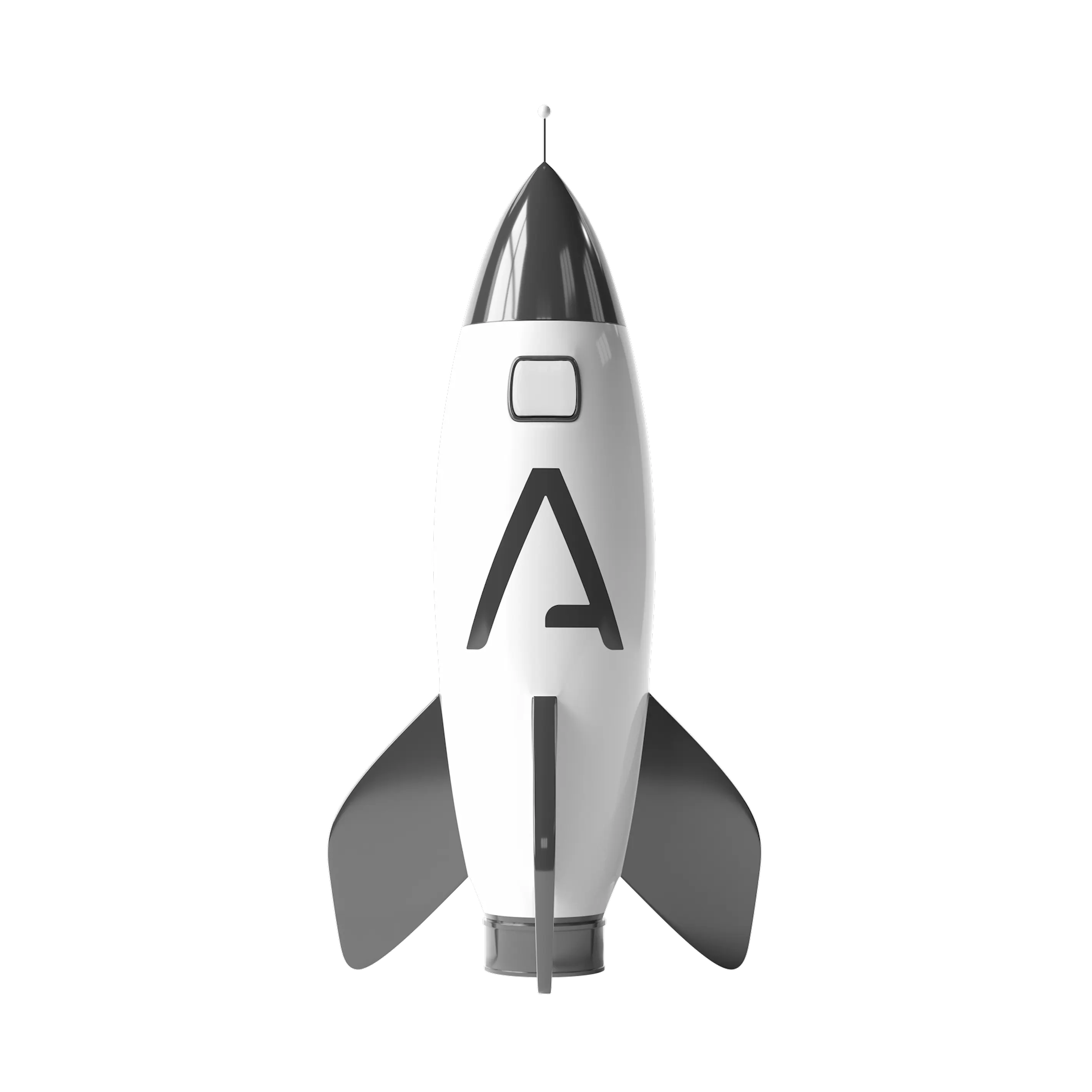Illustration of a rocket launching, symbolizing business growth